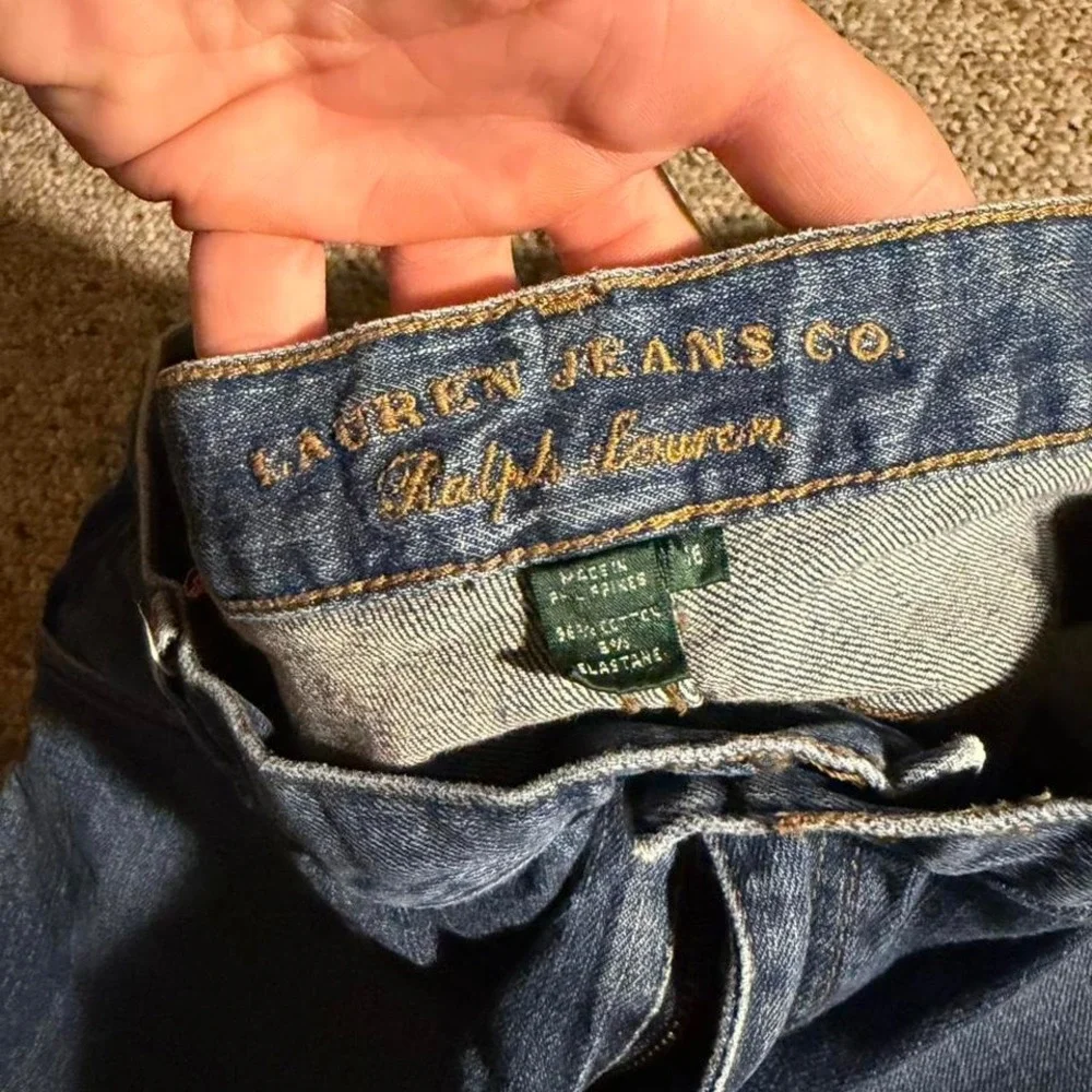 Vintage Ralph Lauren Lauren Jeans Co blue denim bootcut jeans women's size 16